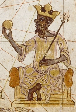 Mansa Musa, fourteenth century emperor of Mali, is…
